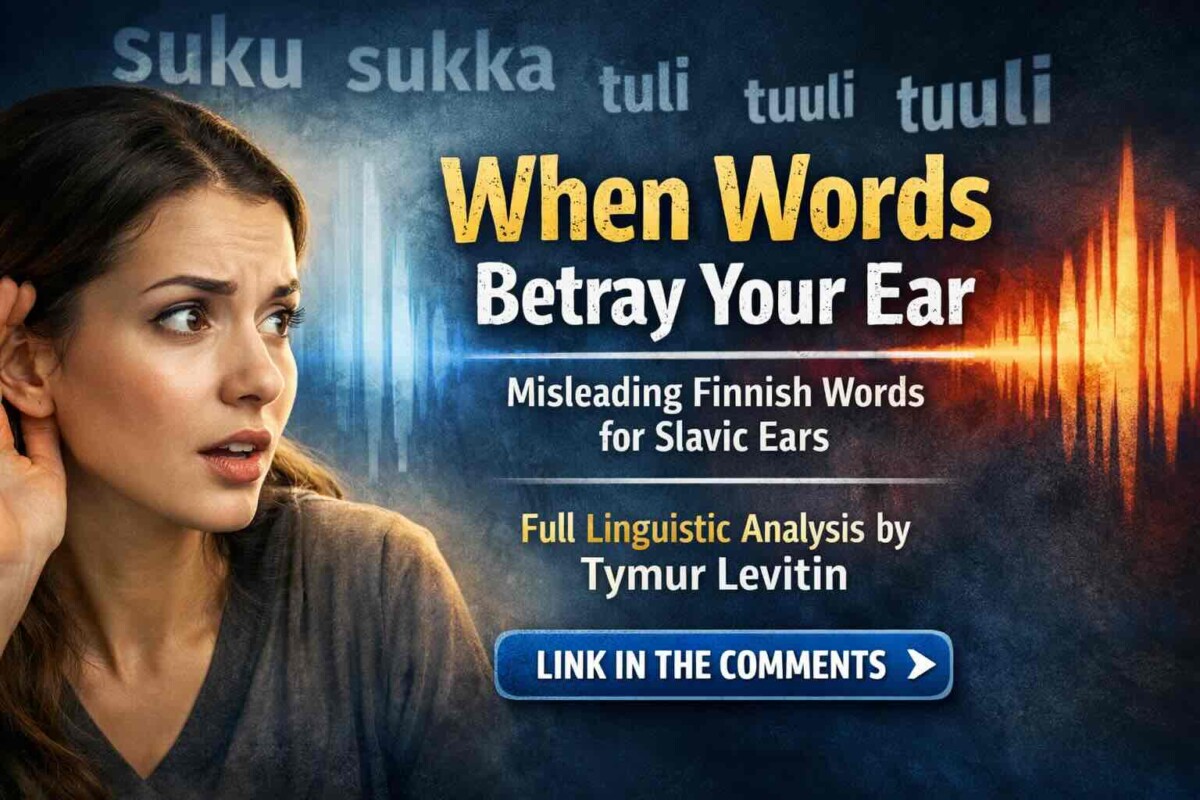 When Words Betray Your Ear:Dangerous-Sounding Finnish Words and the Slavic Trap of Hearing