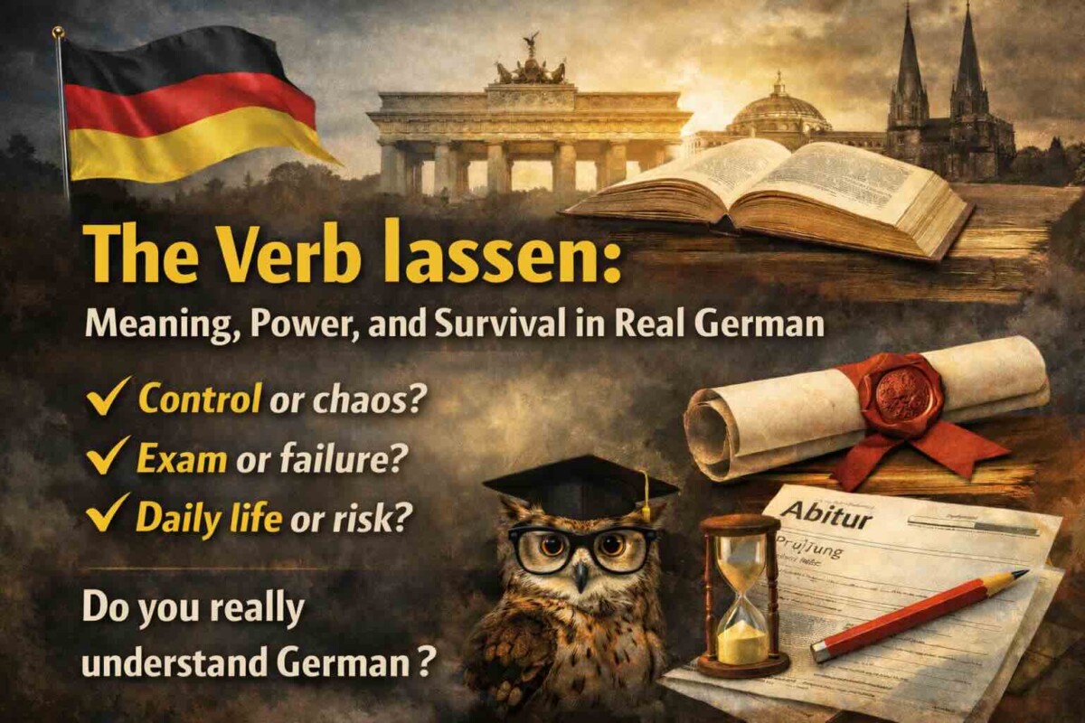The Verb lassen: Meaning, Power, and Survival in Real German