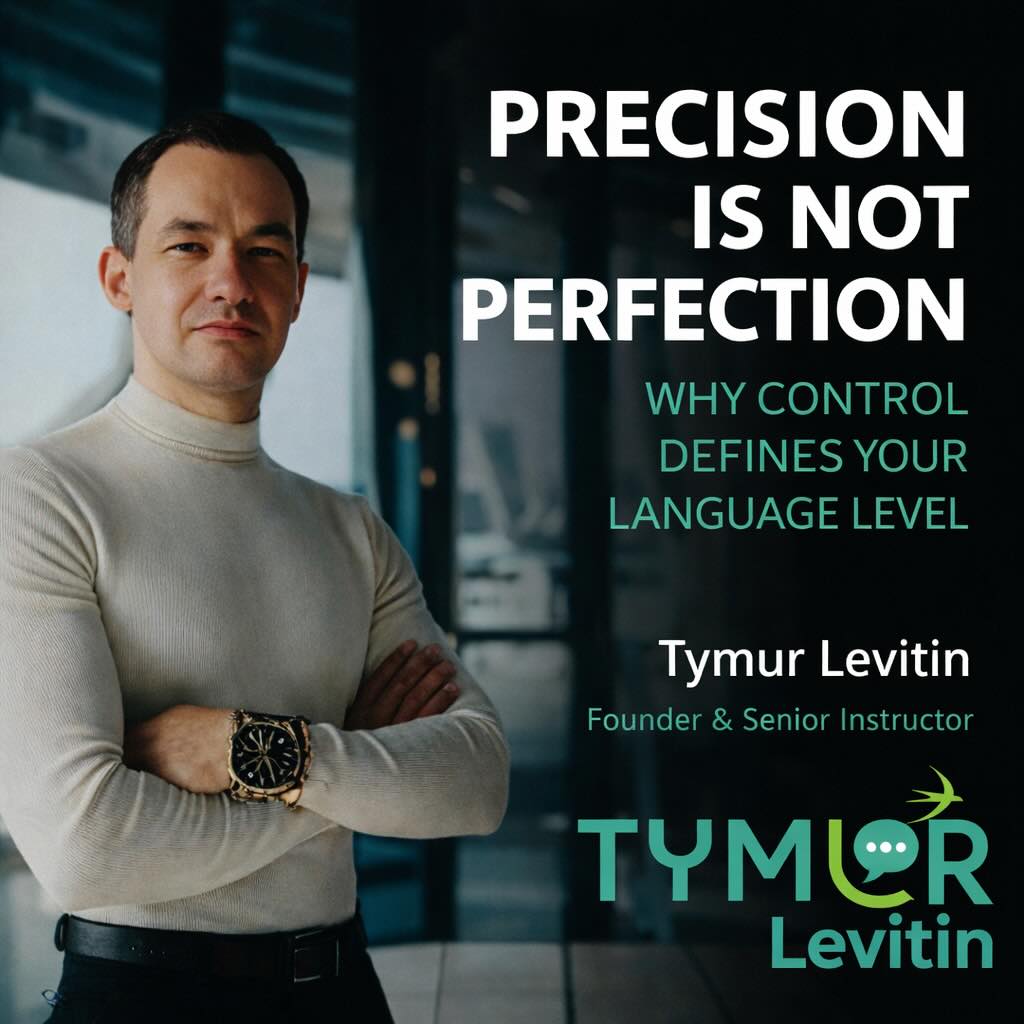 Precision Is Not Perfection — Why Control Defines Your Language Level
