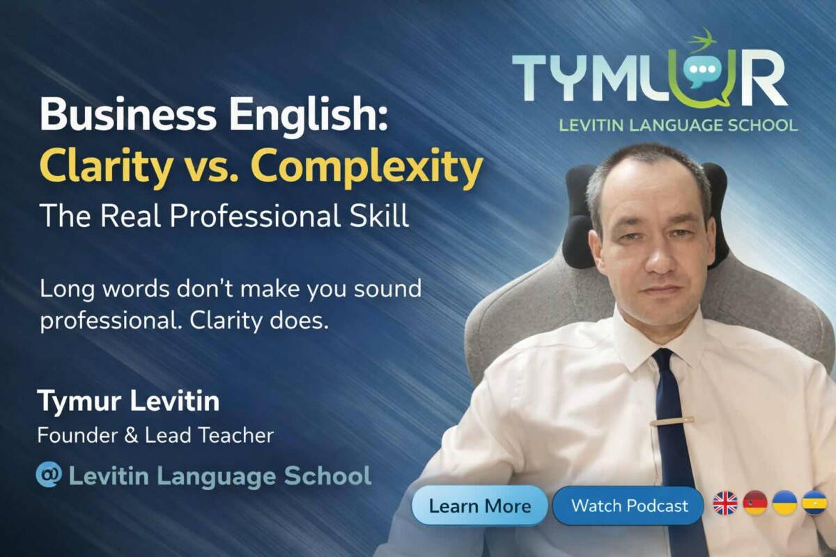 Business English: Clarity vs. Complexity — The Real Professional Skill
