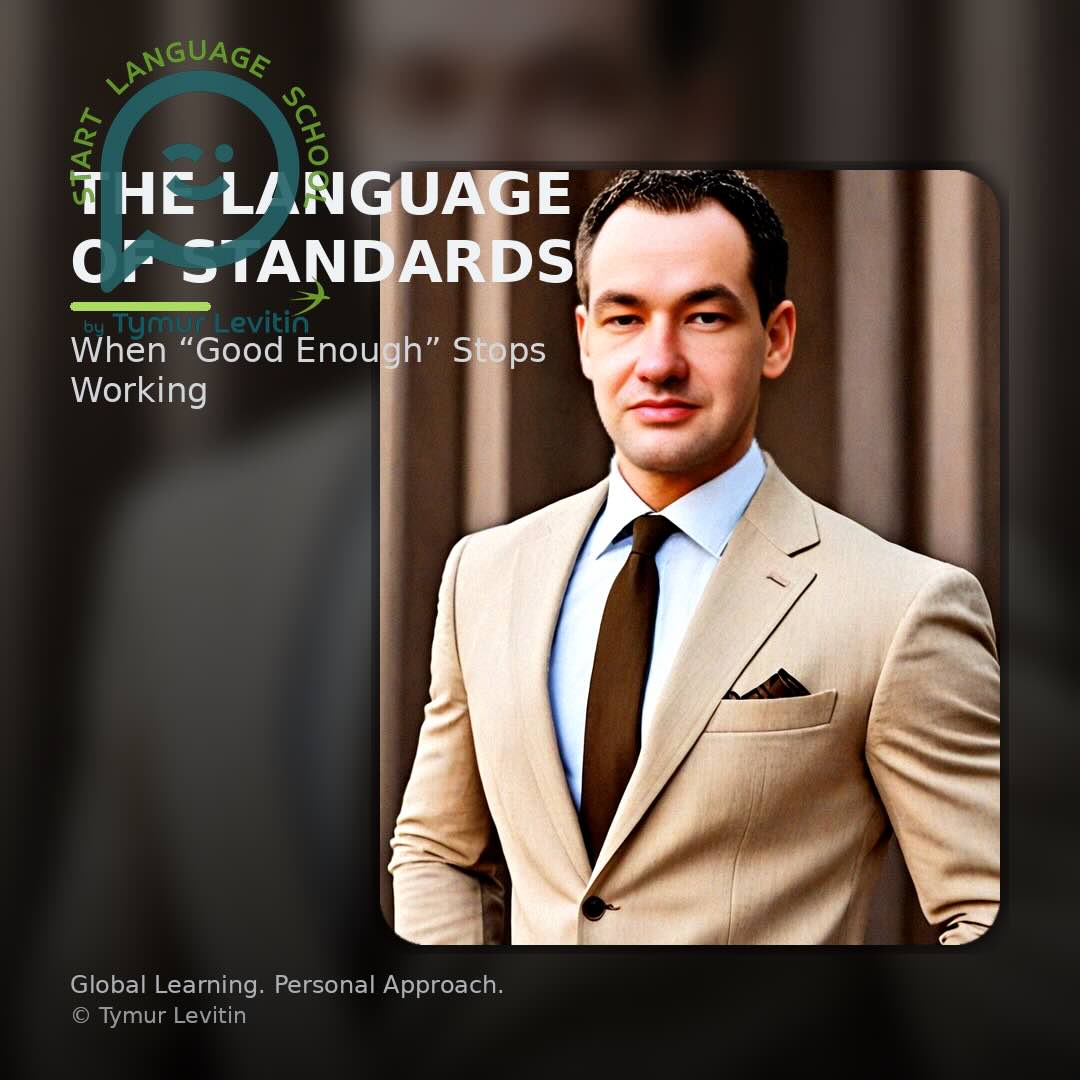 The Language of Standards — When “Good Enough” Stops Working
